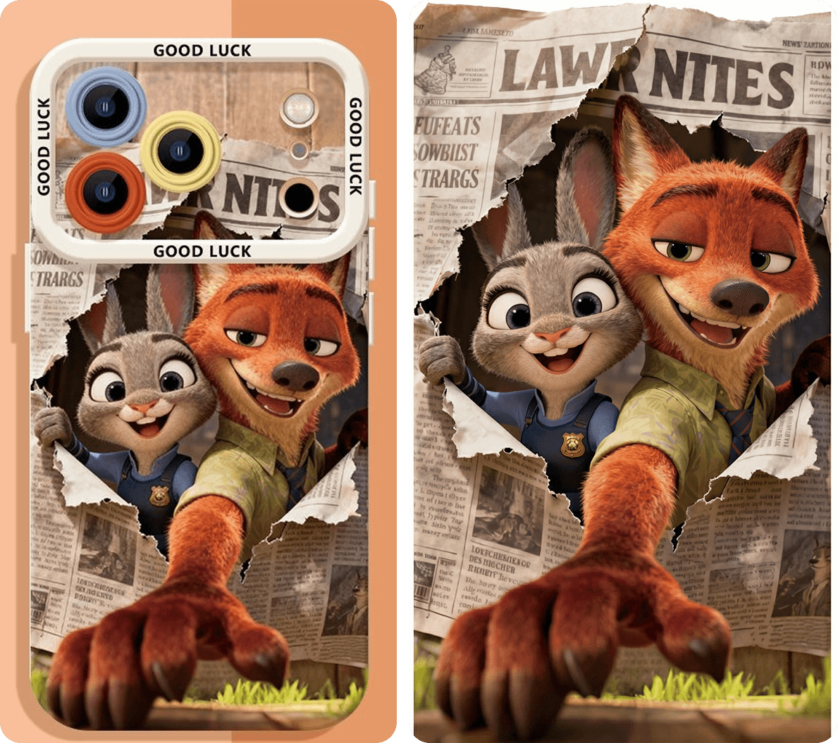 AI Phone Case Extraction Result - Mockup Design Example